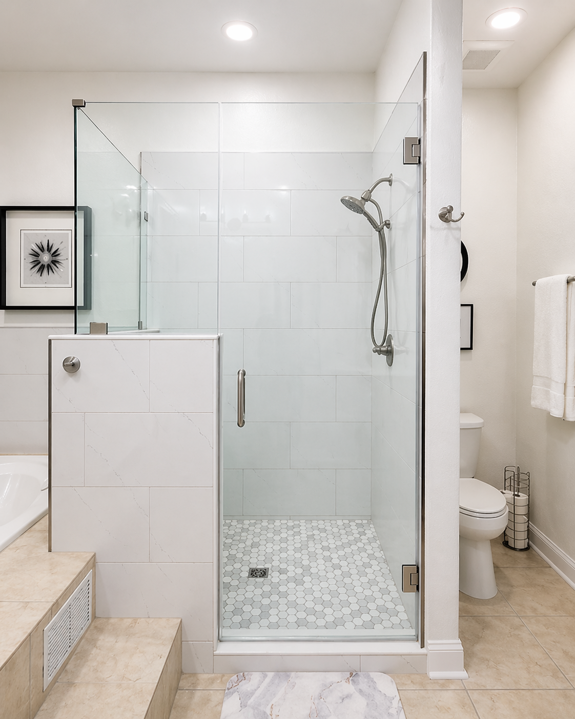 Master bathroom remodel South Tampa