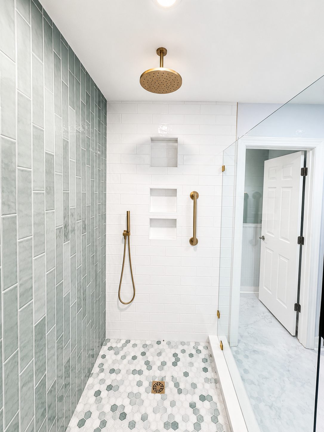 Walk-in shower remodel in St. Petersburg by 618 Construction