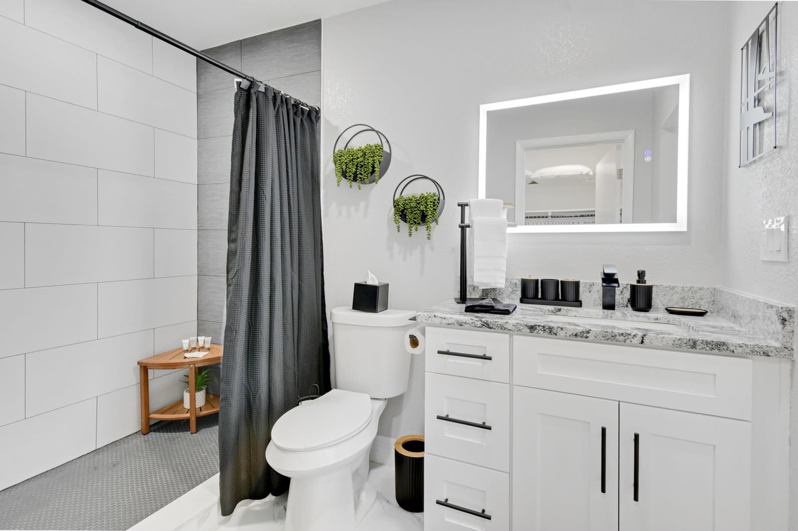 Guest bathroom renovation Hyde Park Tampa